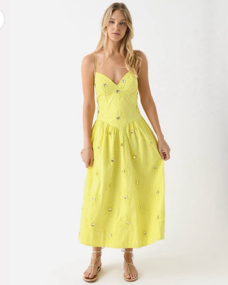 Rhode Yellow Sophie Dress - Image 1