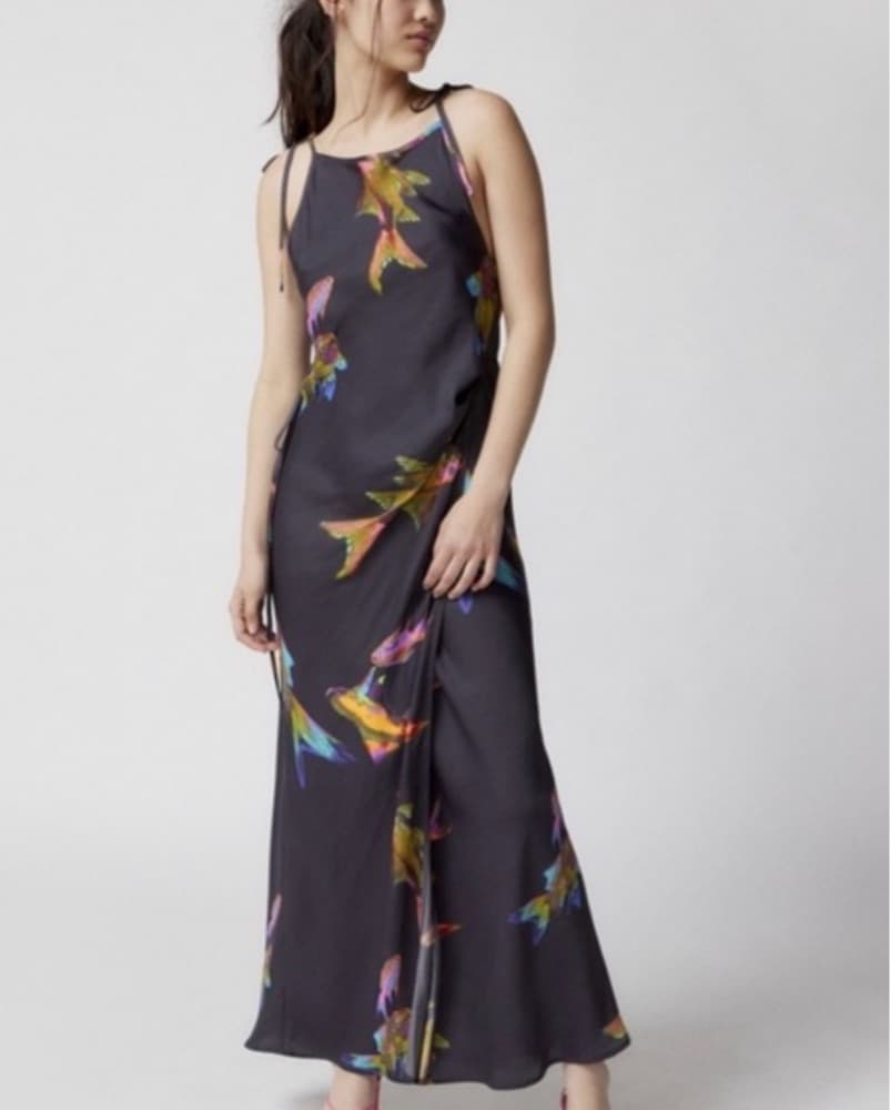 Vibrant Floral Maxi Dress - Image 1