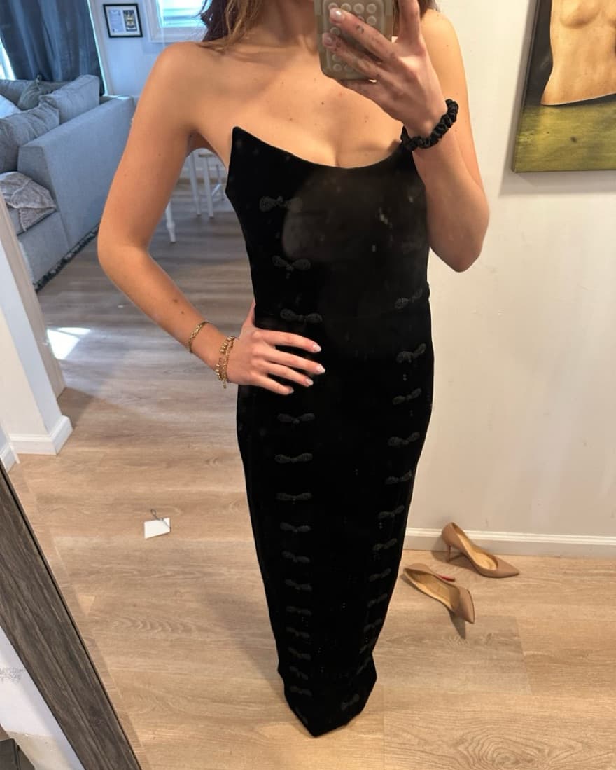 Black Strapless Dress from Sau Lee - Image 2