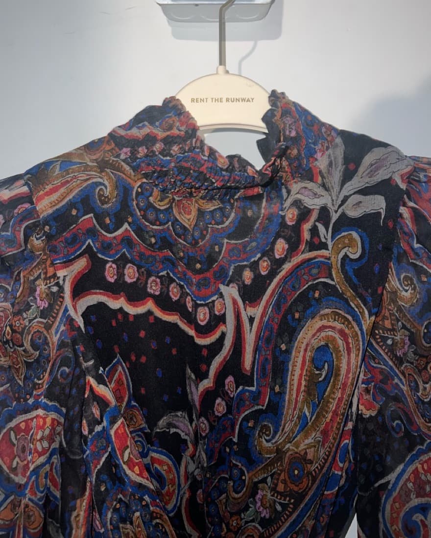 ZARA Paisley 70s Dress - Image 3