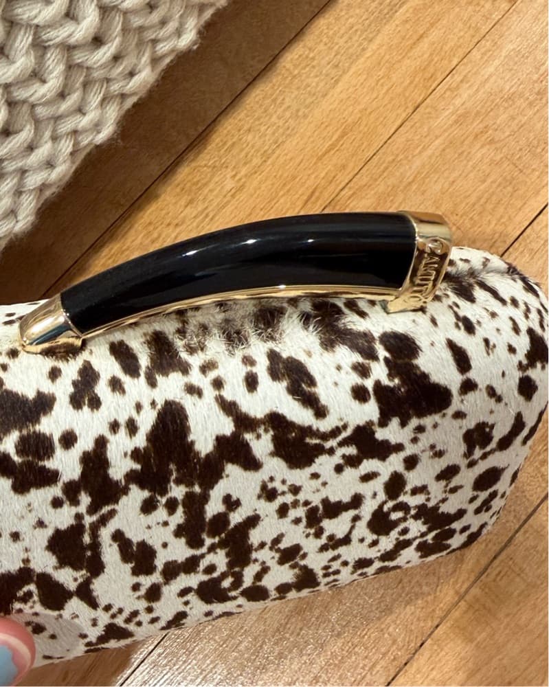 Vince Camuto Fur Horn Clutch  - Image 4