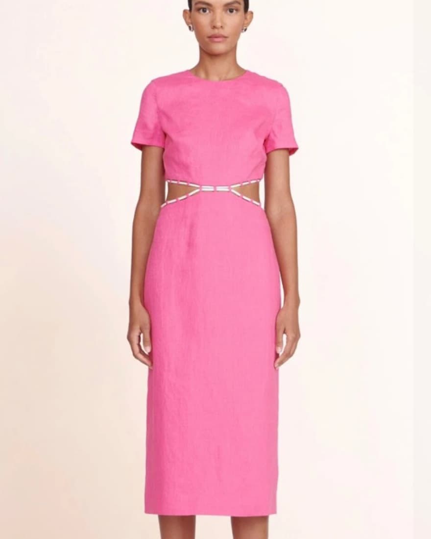 Staud Pink Midi Dreas - Image 1