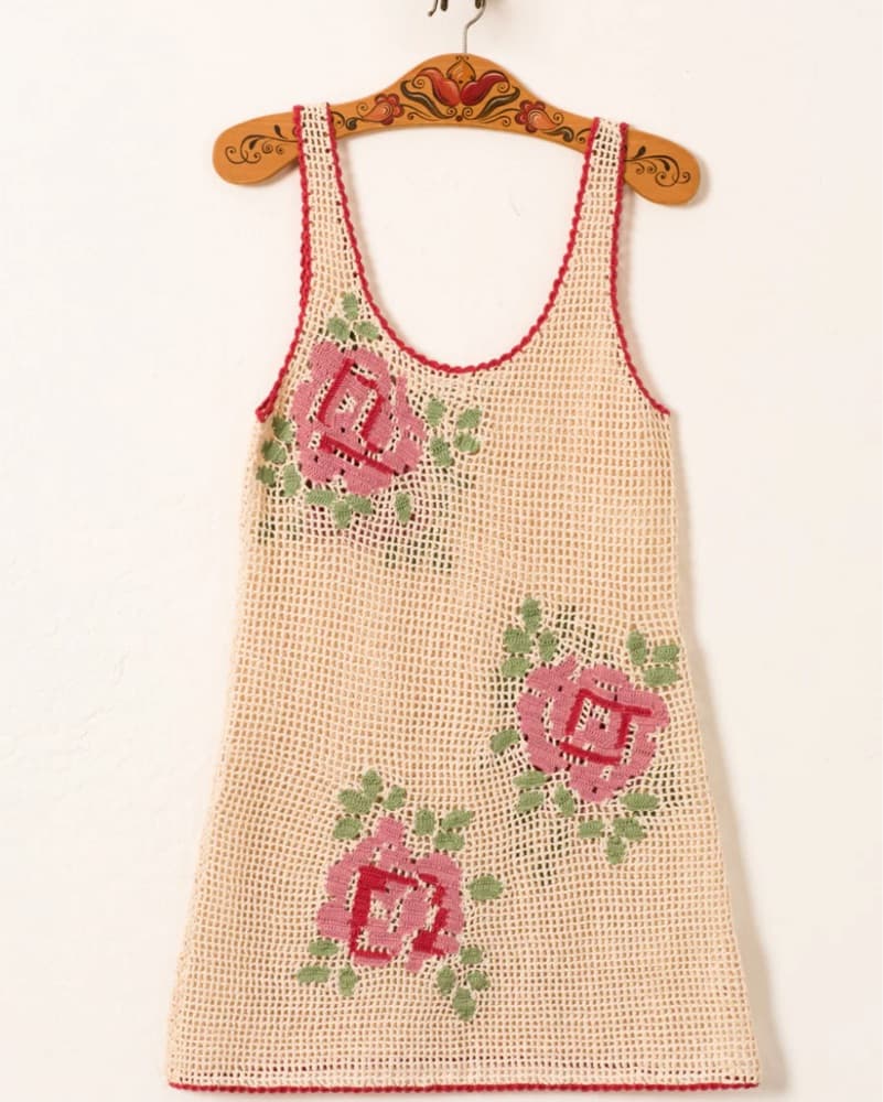 Alix Of Bohemia Tyler Rosa Crochet Dress - Image 2