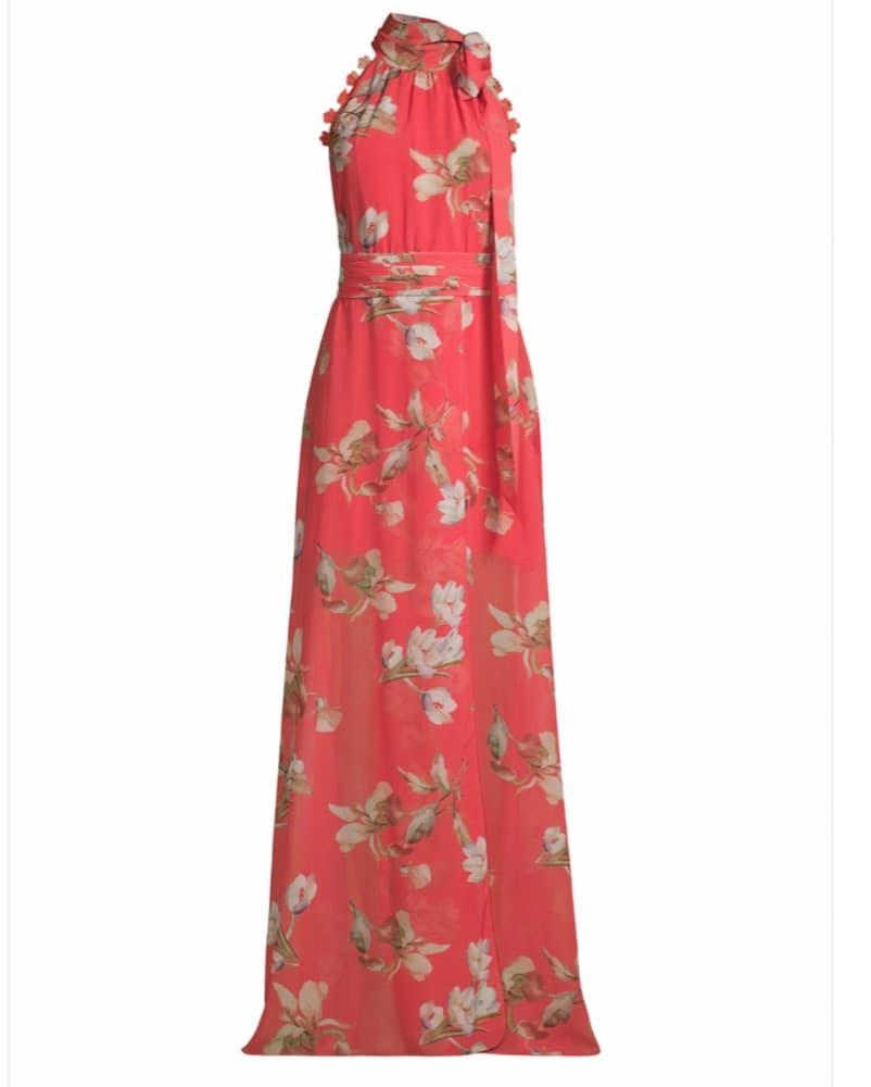 Vibrant Floral Maxi Dress - Image 1