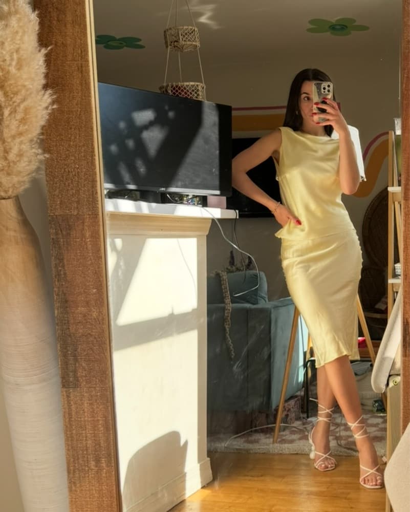 The Bar Silk Skirt Set - Image 2