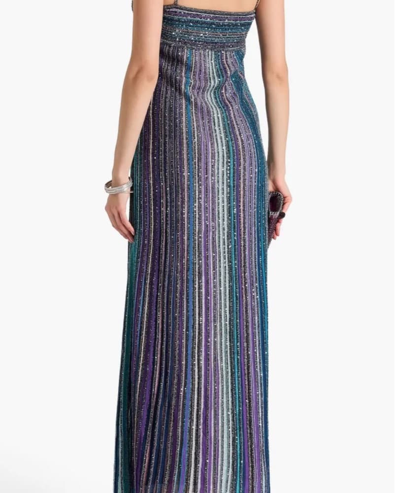 MISSONI Sequin-embellished striped ribbe - Image 2