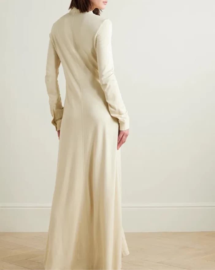 Toteme Flowing Jersey Shirt Dress Small - Image 3