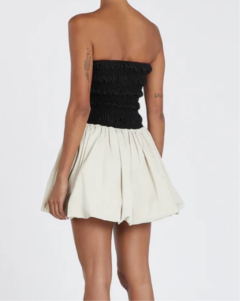 Dissh Stevie Blavk & Stone Mini Dress - Image 3