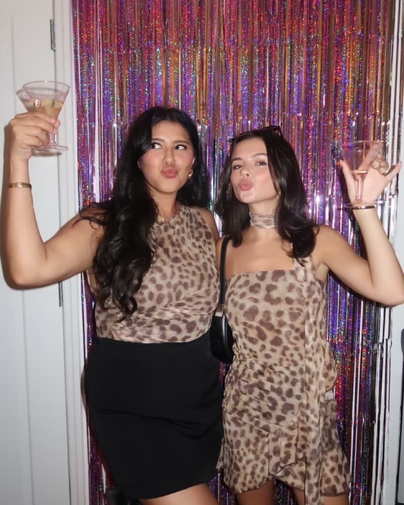 Cheetah Print Strapless Mini Dress - Image 3