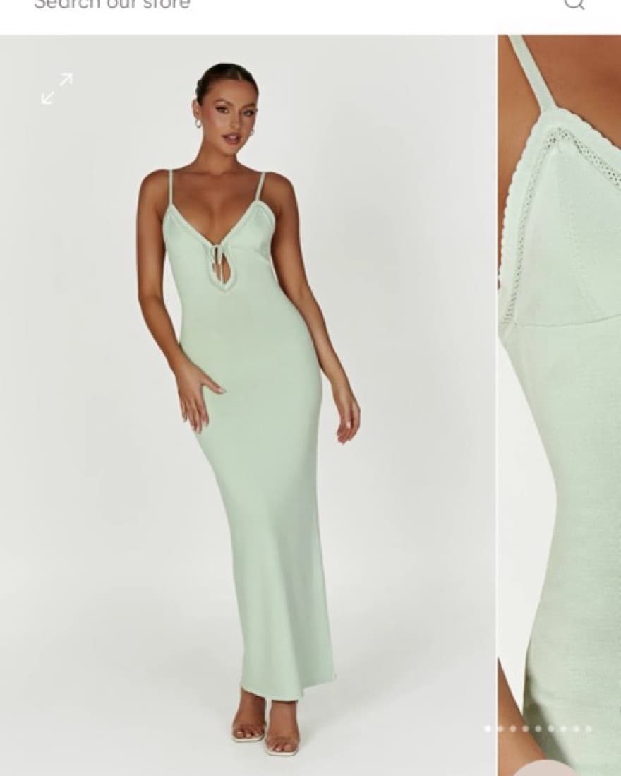 Meshki Sage Green Maxi Dress - Image 1