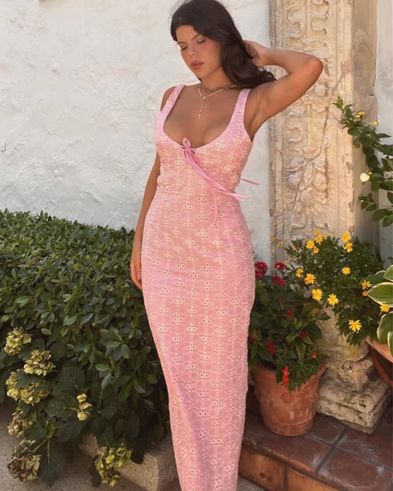 Adeirlina Pink Lantana Midi Dress  - Image 2