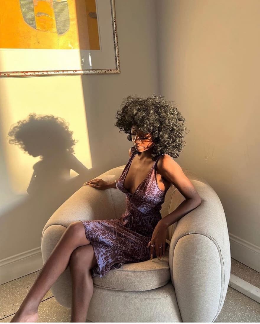 The Scarlet Dress in Purple Leopard  - Image 5
