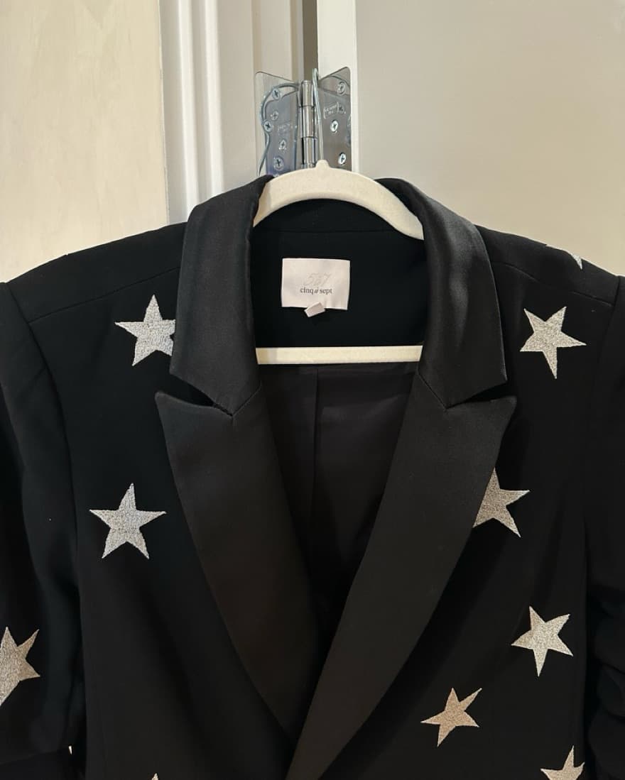 Cinq A Sept Star Print Blazer - Image 2
