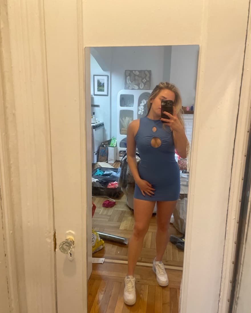 Y2k Blue Mini Dress - Image 2