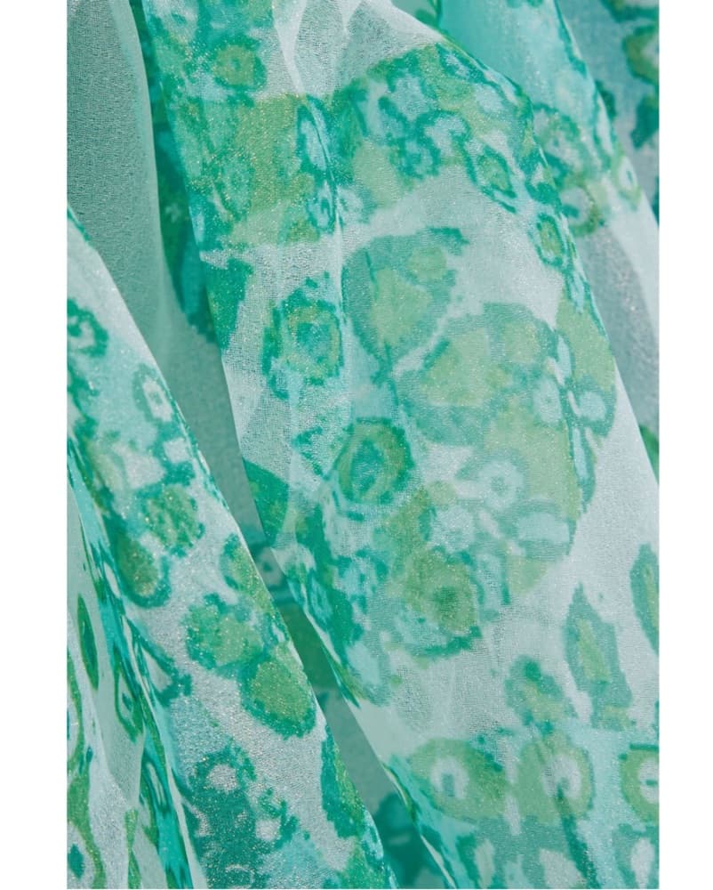 STAUD Organza Paisley Maxi Dress L - Image 4