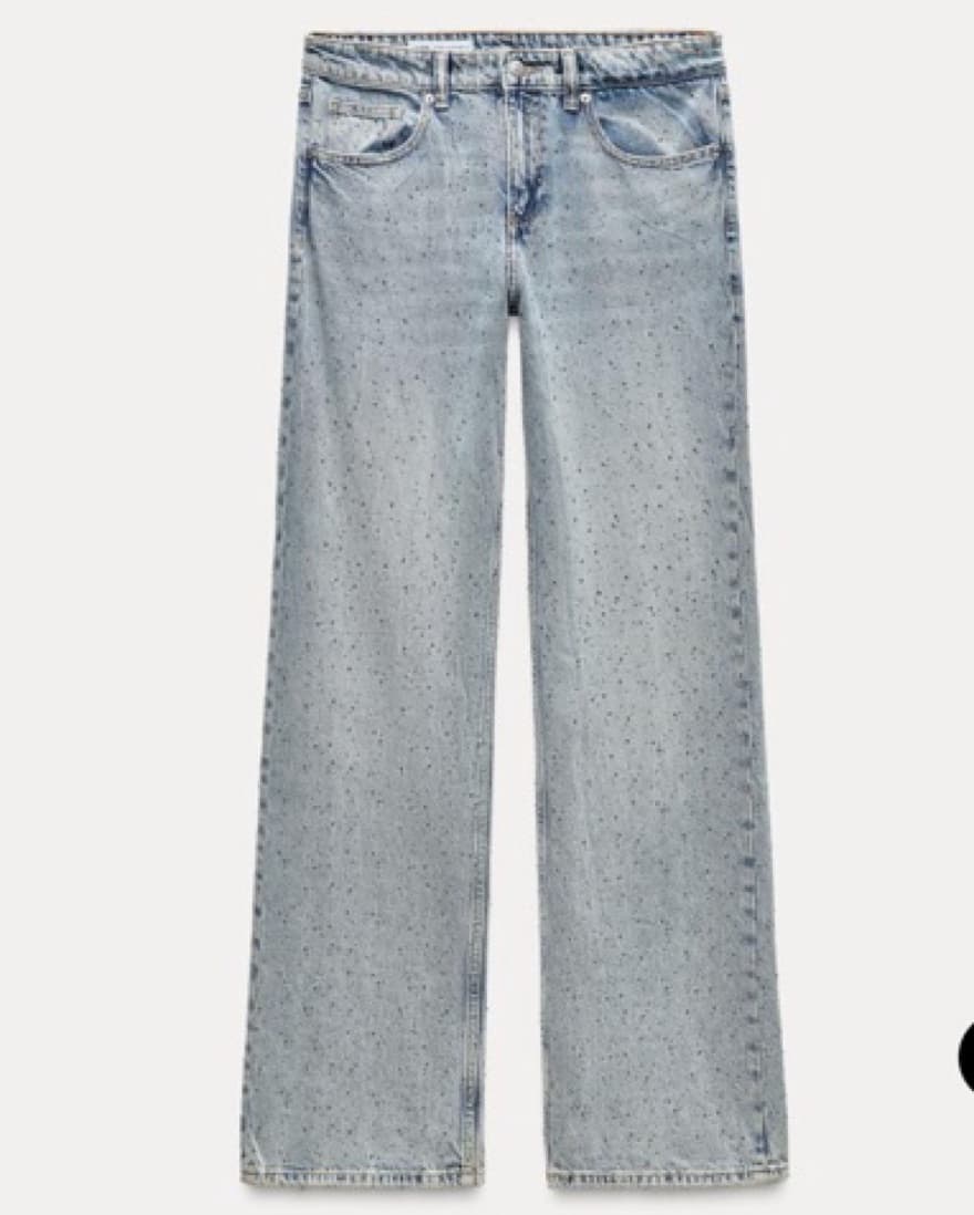 Zara Glitter Jeans - Image 1