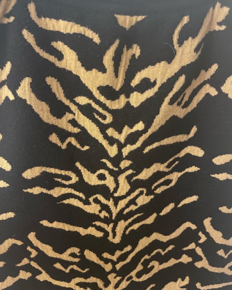 Missoni Tiger Print Wool Mini Dress - Image 5