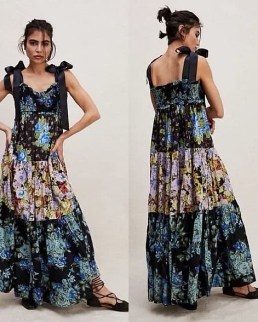Free People Bluebell Maxi Dress In Cool - Image 2