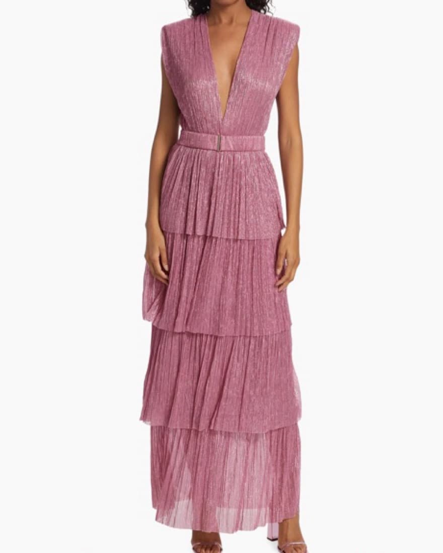 Sabina Musayev Skylar Tiered Gown - Image 2