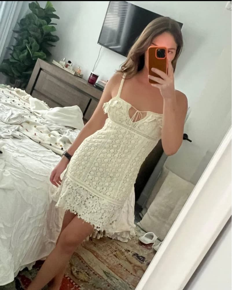 Free People Crochet Lace Dress - Image 1