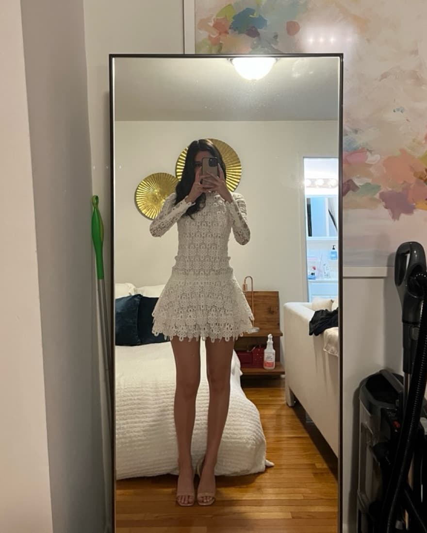 Joy Lace Mini Dress - Image 2