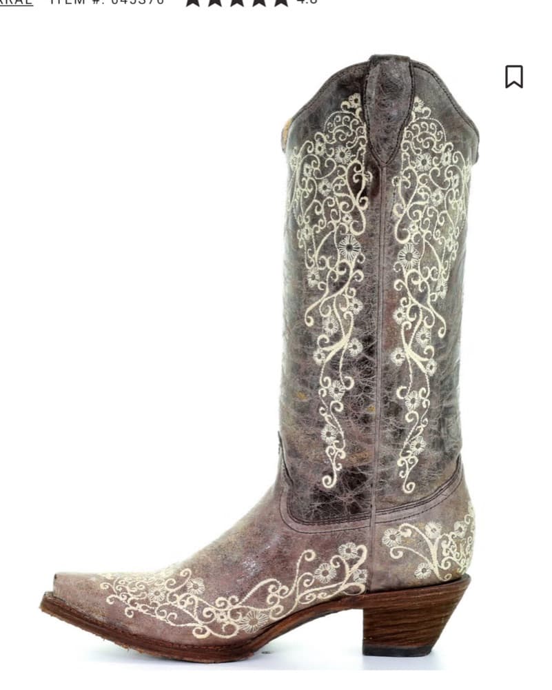 Corral Vintage Embroidered Western Boots - Image 4
