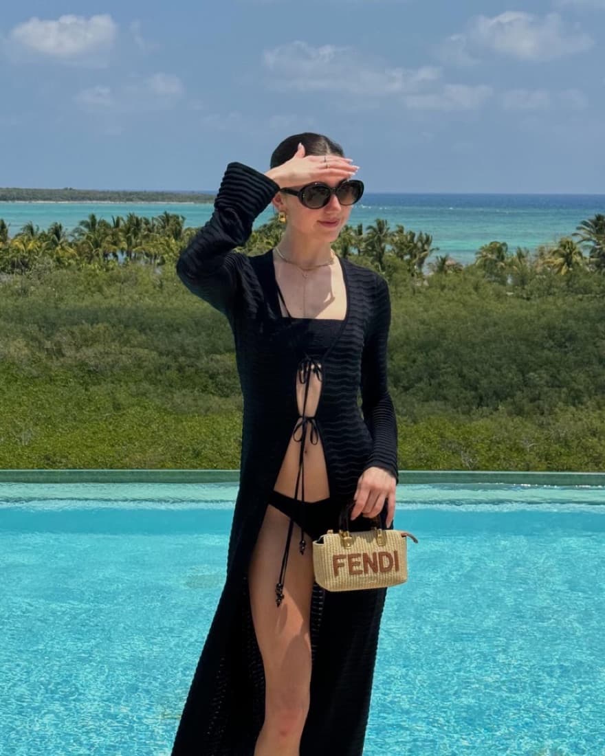 Devon Windsor Black Kimono - Image 1