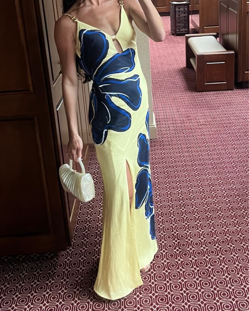 Rebecca Vallance Yellow Gown - Image 2