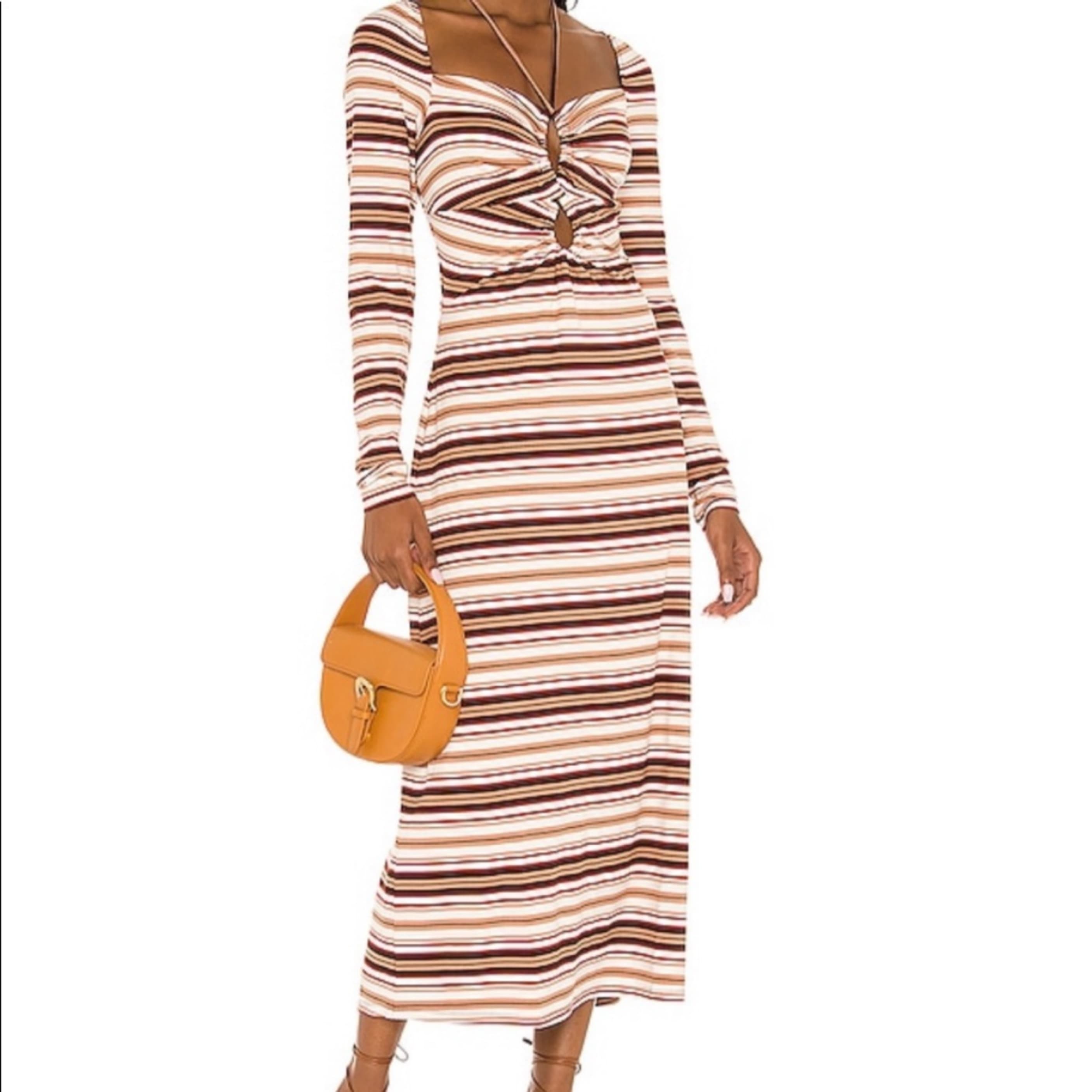 AFRM jordana REVOLVE striped knit dress - Image 1