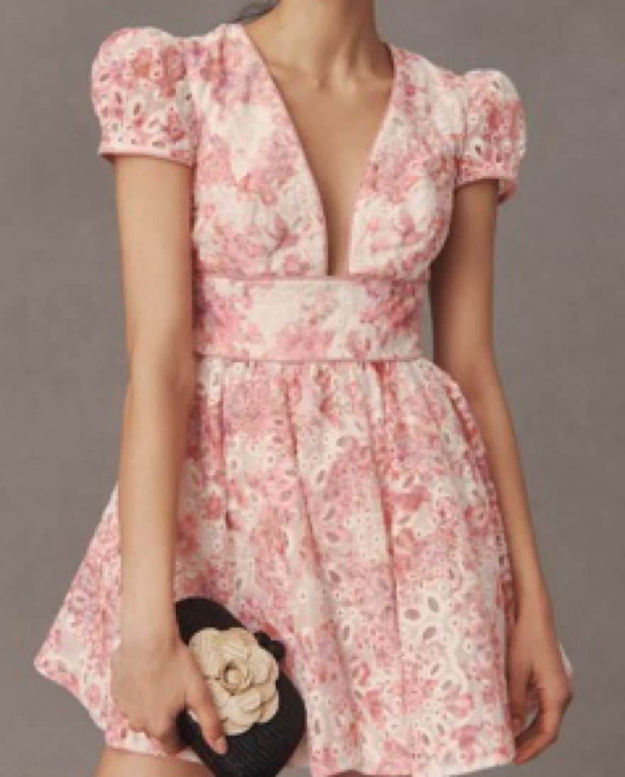 Bardot Tamarin Broderie Short-Sleeve V-N - Image 3