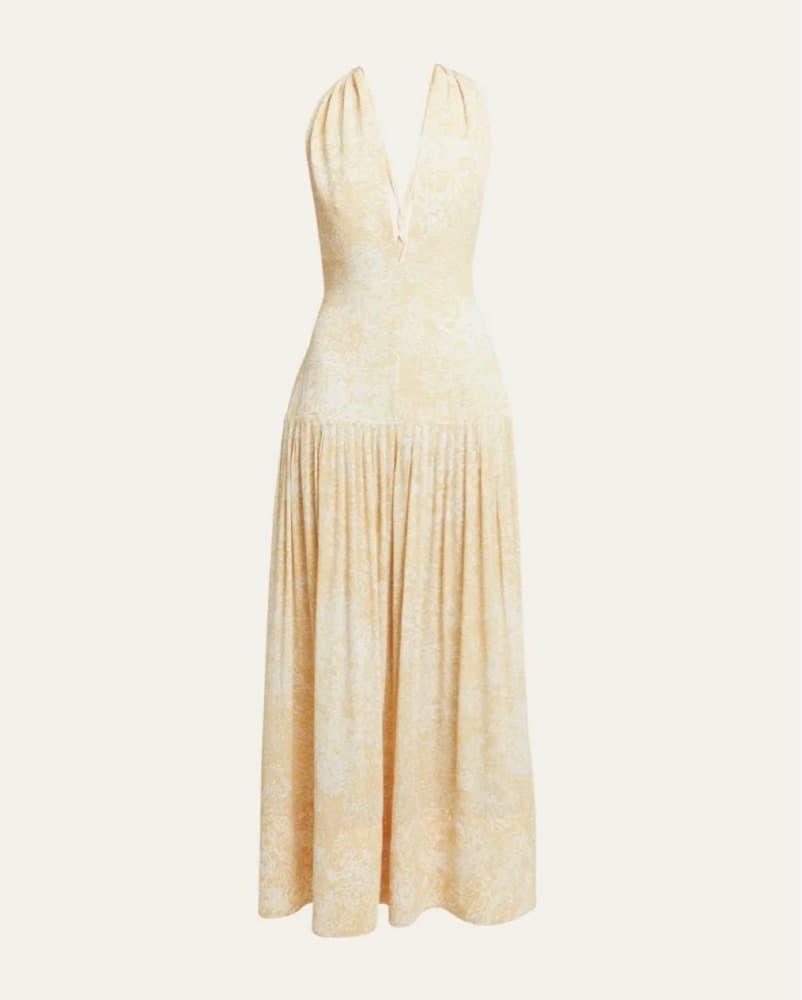 Proenza Schouler Simone Dress In Yellow - Image 1