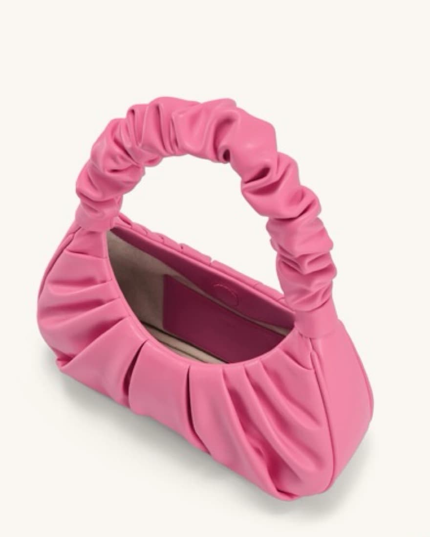 Gabbi Ruched Pink Handbag - Image 3
