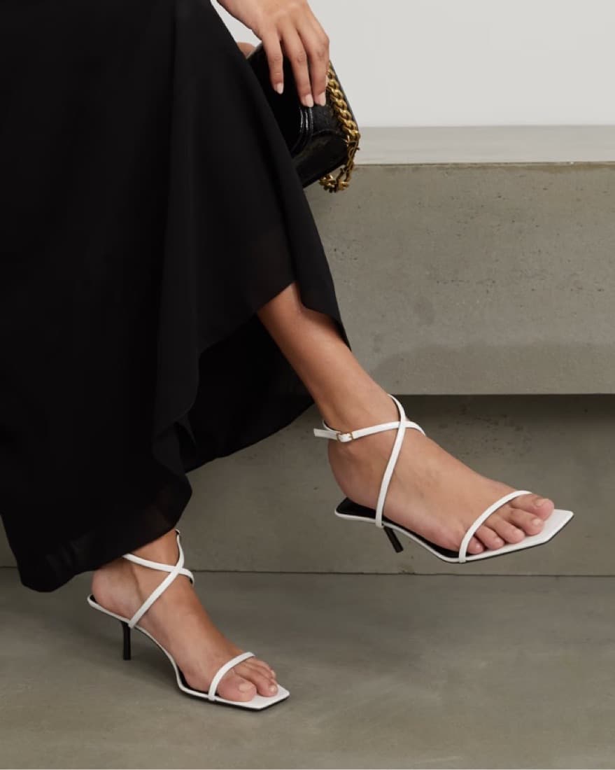 SAINT LAURENT Nuit patent-leather sandal - Image 4