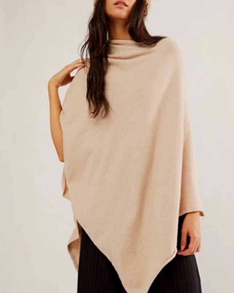 Free People Simply Triangle Poncho - Image 1