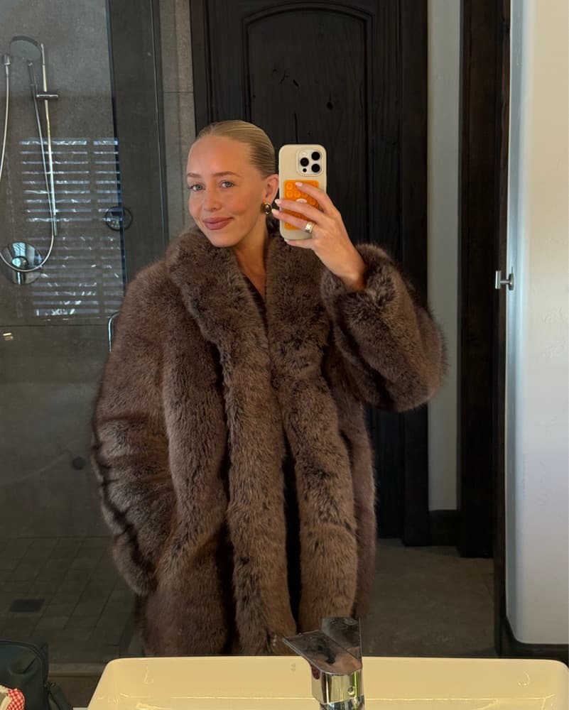 Rumored Brown Fur Coat  - Image 1