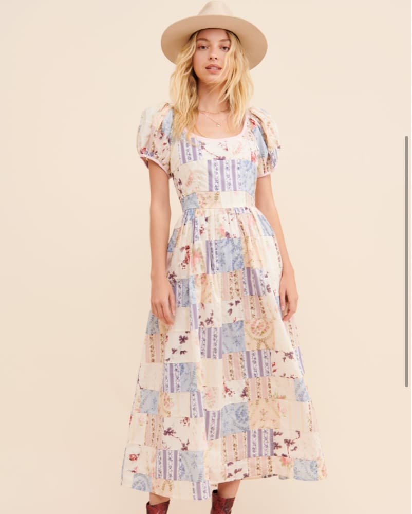LoveShackFancy Lais Midi Dress - Image 1