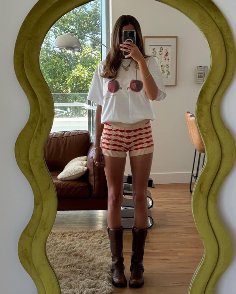 Mode Mischief Cherry Tee - Image 2