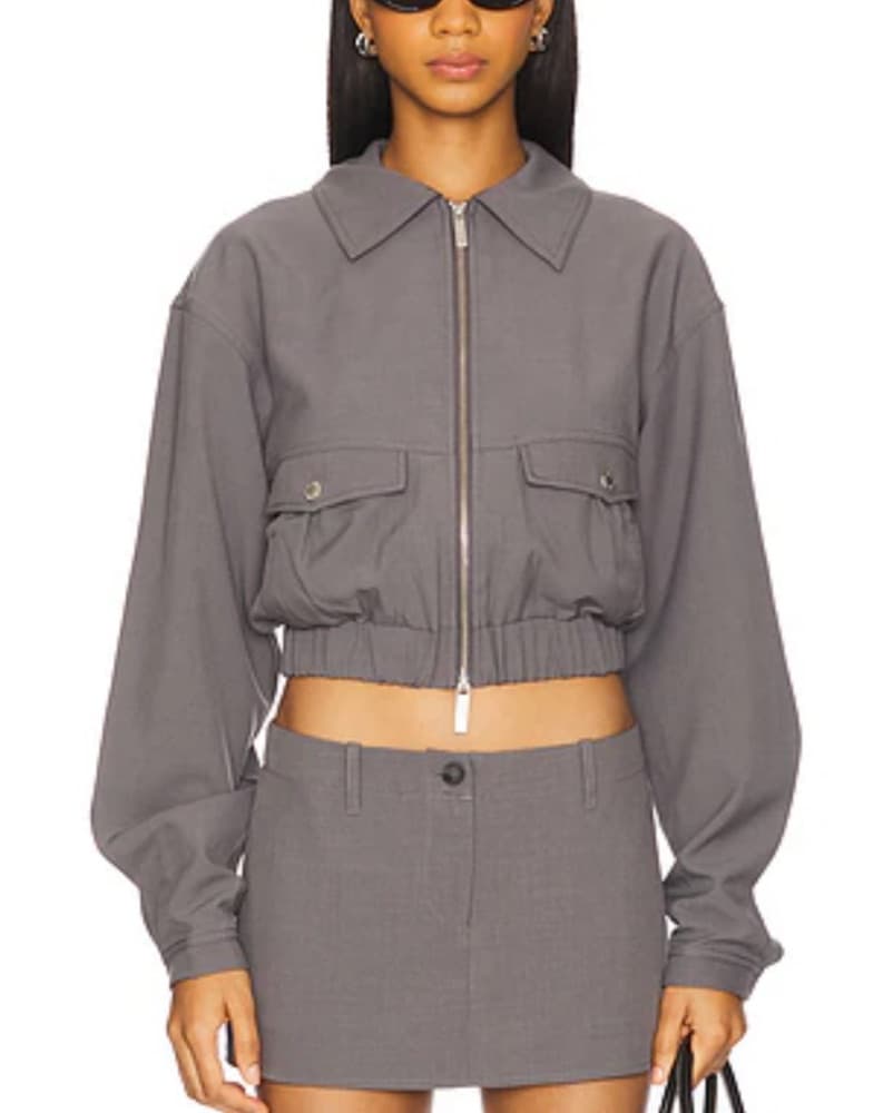 With Jean Jacket And Mini Skirt Set - Image 1