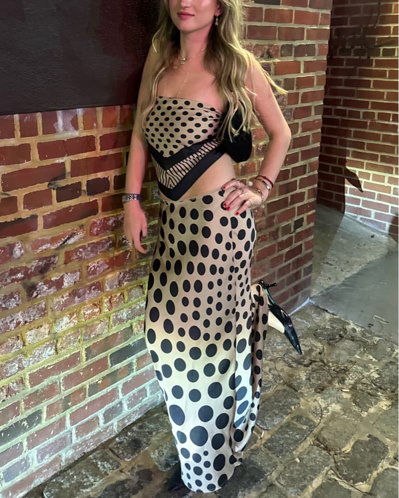 Two Piece Silk Set  - Image 1