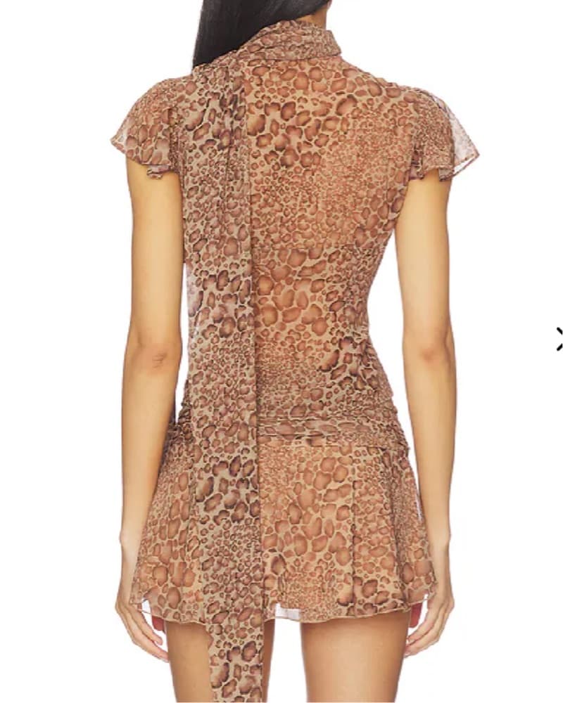 Danielle Guizio Leopard Set Size XS - Image 2