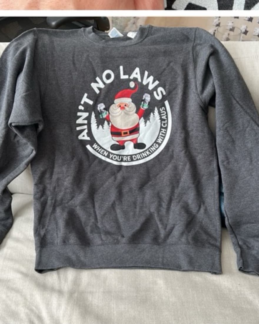 White Claw Ugly Sweater Sweatshirt  - Image 3