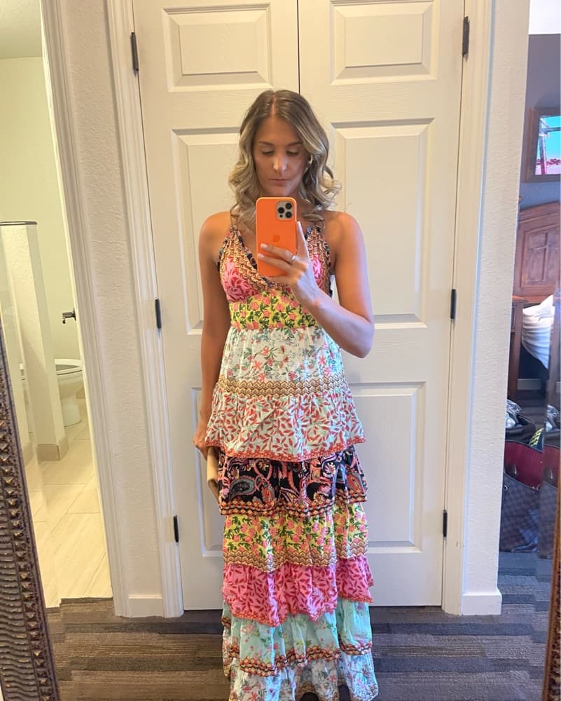 Alice & Olivia Floral Tiered Maxi  - Image 1