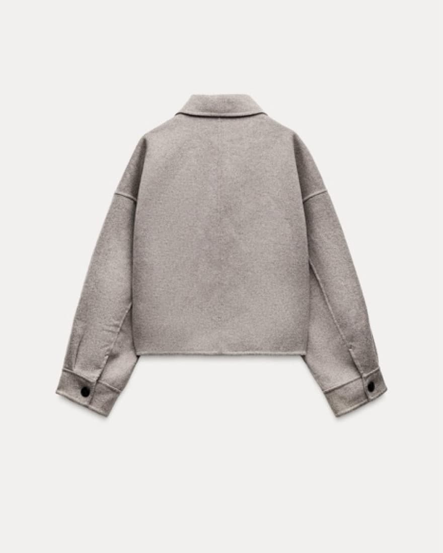 Double Faced Wool Blend Jacket - Image 2