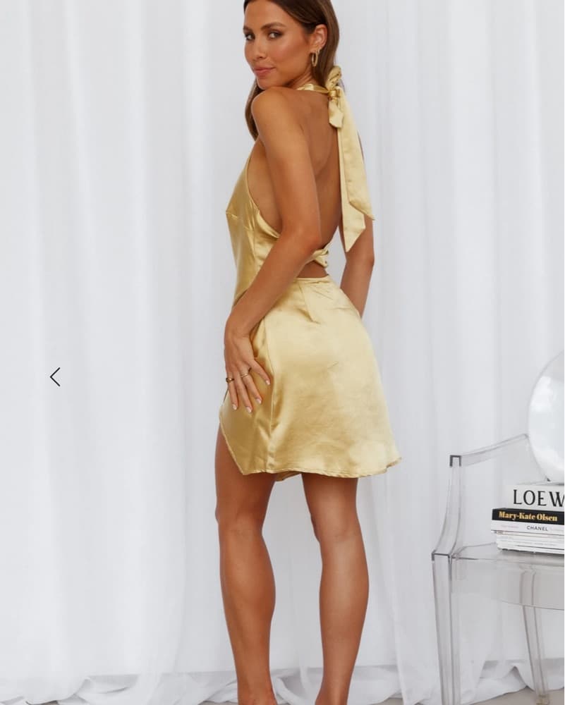 Hello Molly Lemon Midi Dress - Image 3