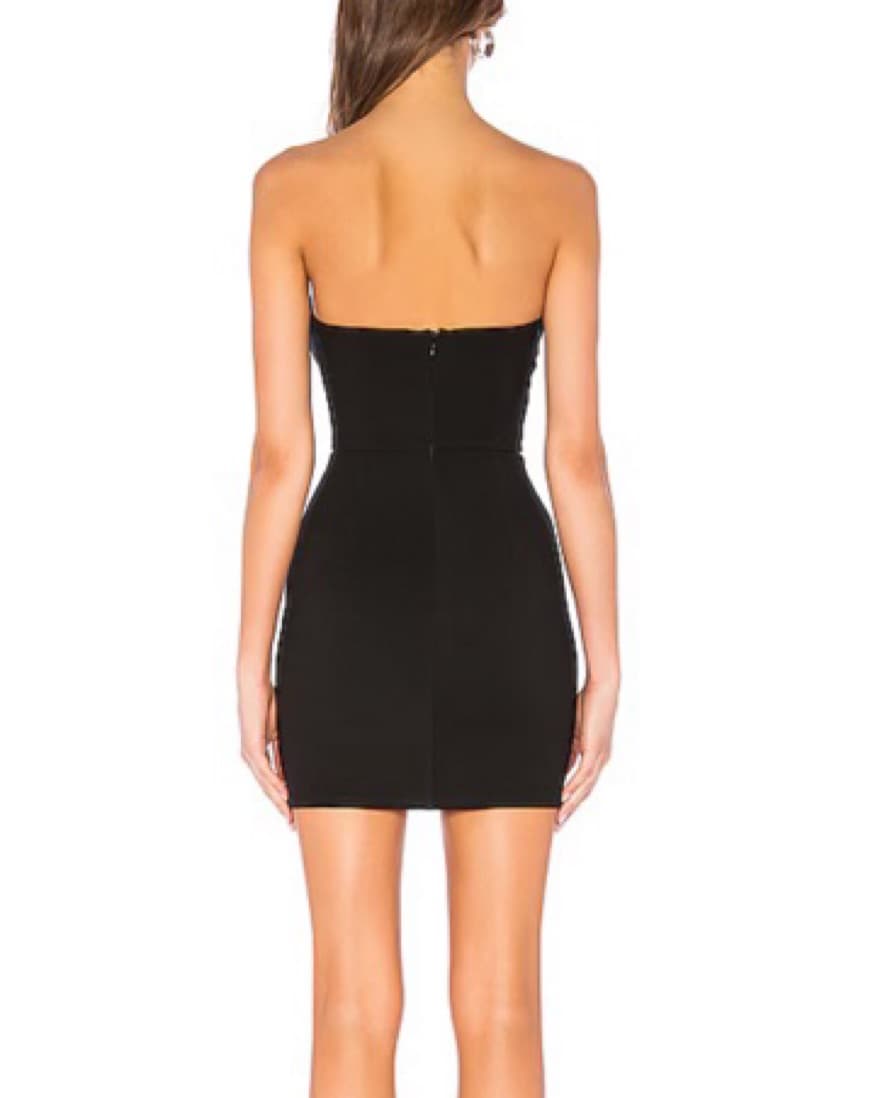 Revolve Hour:s Cynlee Mini Black Dress - Image 4