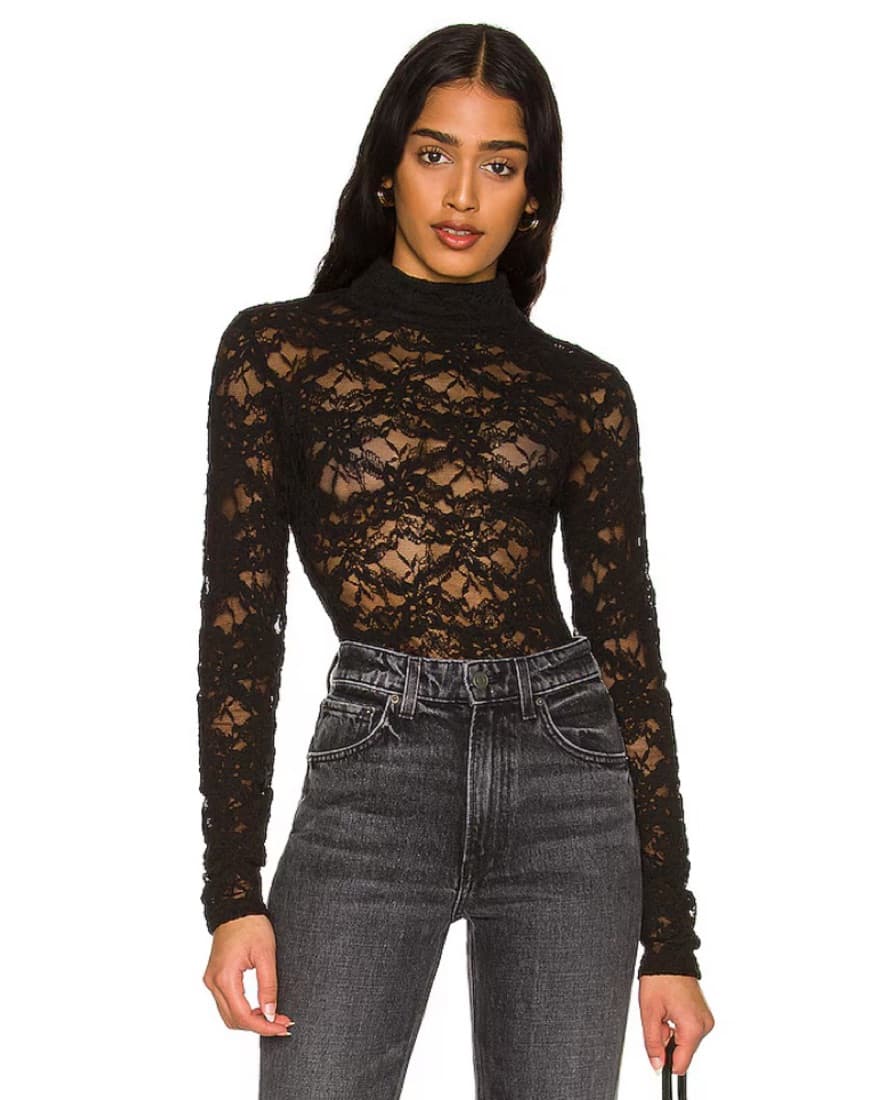 Bardot Vezza Lace Bodysuit - Image 1