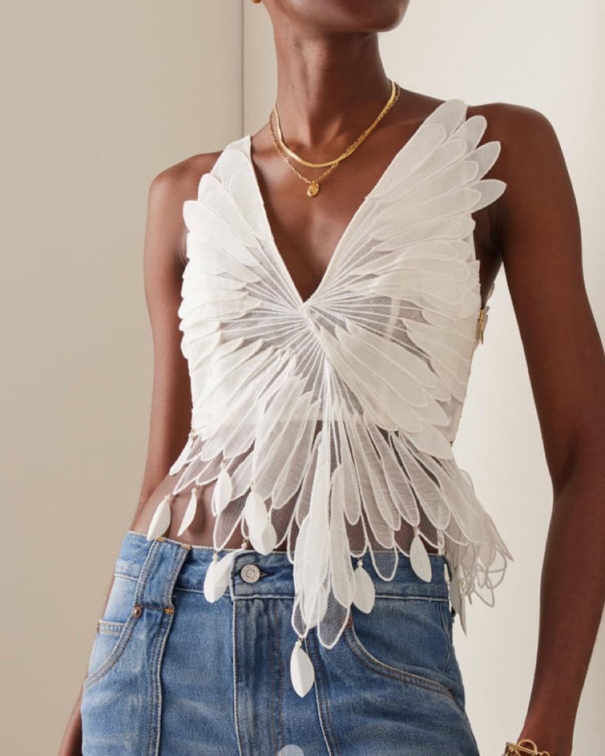UNIQUE Zimmerman “Feather” Top  - Image 1