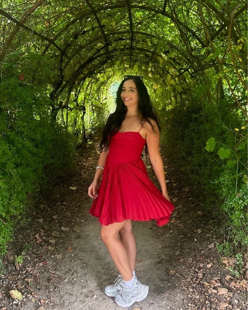 Reformation Ezlynn Dress- Red - Image 2