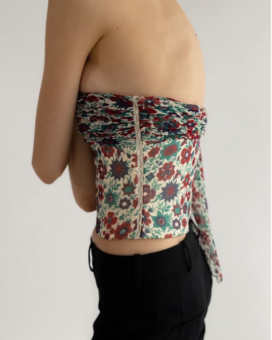 Orseund Iris Chiffon Bustier - Image 5