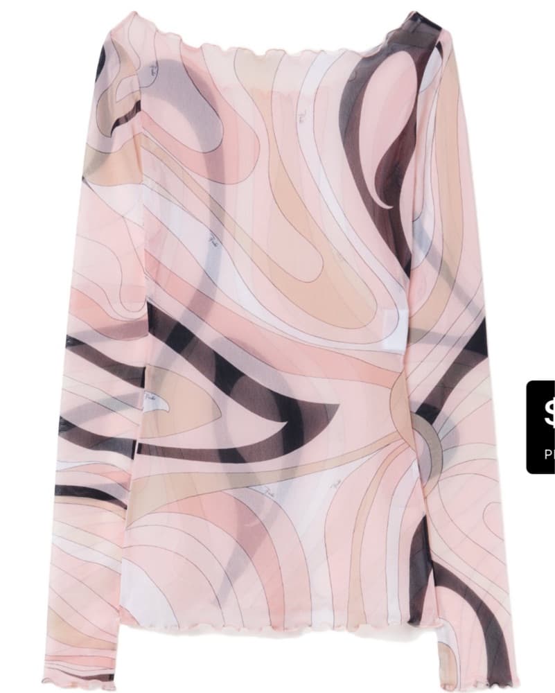 Pucci Mesh Top - Image 1